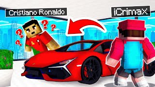 Ich KLAUE alle RONALDO AUTOS in MINECRAFT [upl. by Olwen153]