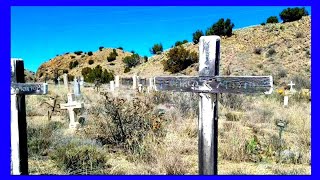 Cerrillos Catholic Cemetery In NM [upl. by Yrovi841]