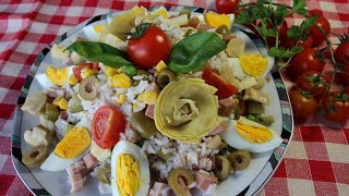 INSALATA DI RISO DELLA FESTA insalata di riso classica [upl. by Iana]