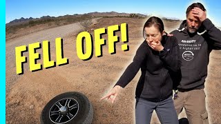 RV wheel BEARINGS FAILED while towing  Hiking Palm Canyon AZ  RV Living [upl. by Reis]