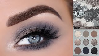 NEW ColourPop Of Quartz Palette  Cool Toned Gray Eyeshadow Tutorial [upl. by Eudoca854]