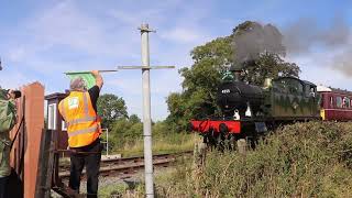 Chinnor steam gala Featuring 551897820 and 4555 [upl. by Haeel]