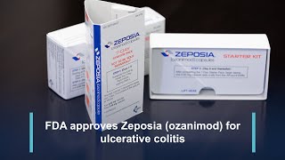 FDA Approves Ozanimod for Ulcerative Colitis [upl. by Ahsenyl]