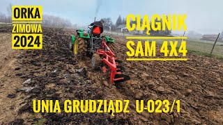 ORKA ZIMOWA 2024 CIĄGNIK SAM 19TD 4X4 amp UNIA GRUDZIĄDZ U0231 OPOROWO [upl. by Aitercal687]