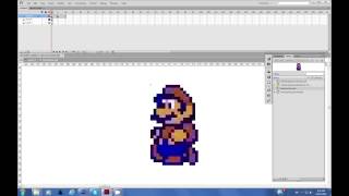 How To Animate Sprites with Flash CS6 amp Creative Cloud CS6 Featuring Super Mario [upl. by Aikemat]