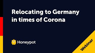 Webinar Relocating to Germany in times of Corona [upl. by Nirel514]