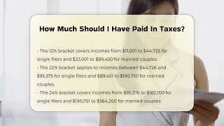 How Much Should I Have Paid In Taxes  CountyOfficeorg [upl. by Teteak]