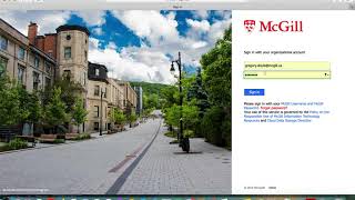 Accessing My Courses at McGill [upl. by Hayilaa]