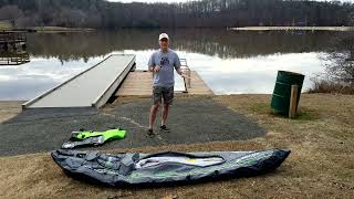 Coleman Sevylor QuikPak K5 Inflatable Kayak review  inflatable kayak  The Cheapest kayak [upl. by Edgard375]