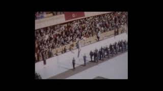 Cortina d´Ampezzo 1956 Olympic Opening Ceremony Amateur Footage [upl. by Auqinu602]