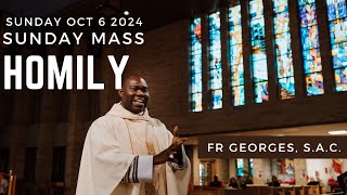 Homily for Sunday 100624  Fr Georges at Holy Redeemer [upl. by Amye]