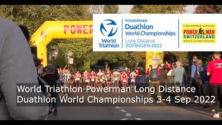 Highlights World Triathlon Powerman Zofingen Long Distance Duathlon World Championships 3 4 Sep 22 [upl. by Therron]