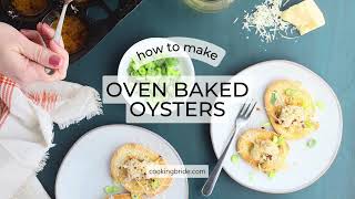 Oven Baked Oysters Recipe without the Shell [upl. by Sheree456]