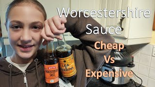 Worcestershire Sauce  Cheap Vs Expensive  Blind Taste Test [upl. by Adele254]