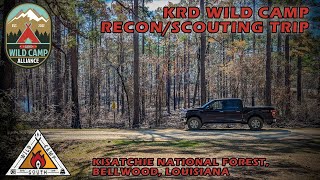 Kisatchie NF Wild Camp ReconScouting Trip  022524 [upl. by Ringo]