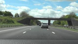 M56  North Cheshire Motorway  Time Lapse [upl. by Olnee196]