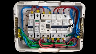 Como Montar Quadro de Distribuição MONOFÁSICO 220V com IDR e DPS [upl. by Picker]