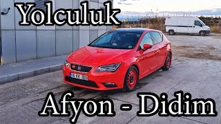 Afyon  Didim Yolculuk Vlog Kar Kış Leon TDi Yazılım Muhabbeti Aile Ziyareti vs [upl. by Alekehs68]