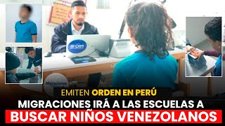 Migraciones dará un carnet de extranjería a los menores de edad venezolanos en Perú sin CPP [upl. by Namzed]