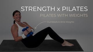 Arms amp Abs Workout Pilates with Weights for Stronger Upper Body [upl. by Vial]