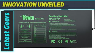 iPower Seedling Mat with Dual Digital Temperature Controller  Best for Seed Germination [upl. by Noell85]