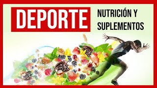 NUTRICIÓN DEPORTIVA INTEGRATIVA y SUPLEMENTACIÓN básica 🏃🏃‍♀️🏋🚴‍♀️ [upl. by Acisset]