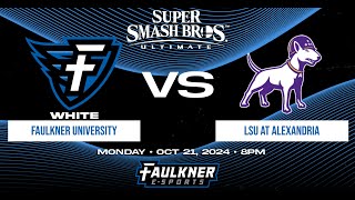 Smash Bros Faulkner White vs Louisiana State University at Alexandria 10212023 [upl. by Ora469]