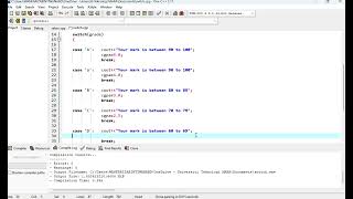 CSC 415 Switch Structure with Formula and Effect on Default Case [upl. by Fonville]