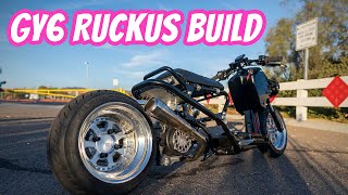 The Honda Ruckus GY6 Build is Complete Overview and Walkaround [upl. by Aniluj]