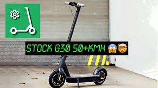 Stock Ninebot G30 with Xiaodash Firmware Test Ride [upl. by Nydia]