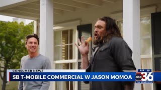 Super Bowl TMobile Ad with Jason Momoa [upl. by Merrilee]