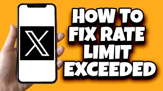 How To Solve Rate Limit Exceeded Twitter Problem iPhone Quick Guide [upl. by Esmond]