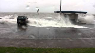 North Wales Storm Surge  Dec 2013 [upl. by Anrahc779]