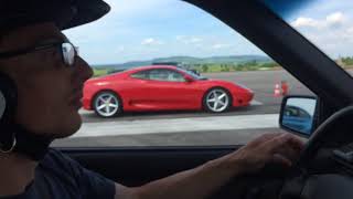 Kadett vs Ferrari 360 modena [upl. by Niwroc]