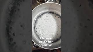 shortScience salt and water separation using evaporation [upl. by Noswal]