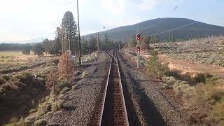 Amtrak Coast Starlight Rear Window Silver Rails [upl. by Anelys867]