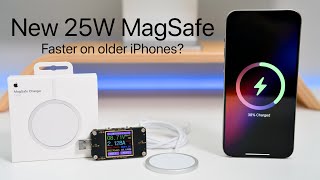 New MagSafe 25W Charger  Faster Than Expected on Old iPhone [upl. by Scholz]