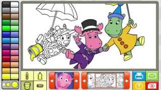 The Backyardigans  Coloring Book  Full Game 2014 [upl. by Chris]