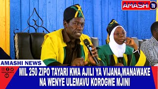 MIL 250 ZIPO TAYARI KWA AJILI YA VIJANAWANAWAKE NA WENYE ULEMAVU KOROGWE MJINI [upl. by Maddi]