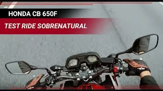 Honda CB 650F  Test Ride Sobrenatural – Gabriel Santos [upl. by Longwood]