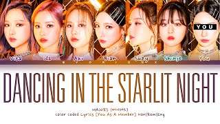 MAJORS 메이져스 Dancing in the starlit night  You As A Member Karaoke Ver  7 Members Ver [upl. by Rimisac]