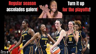 A Look Back at Accomplishments of Caitlin Clark and Fever in Regular Season Before Playoffs [upl. by Hadias726]