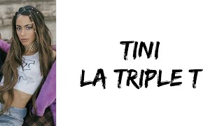 TINI  La Triple T letra [upl. by Euqinommod]