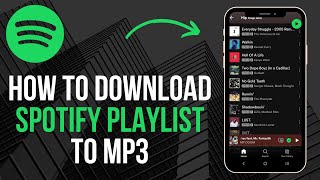 How To Download Spotify Playlist To Mp3 2024 [upl. by Abra]