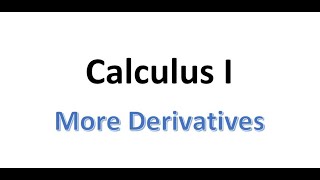 MAT220 More Practice with Derivatives Exponentials and Chain Rule [upl. by Vezza]