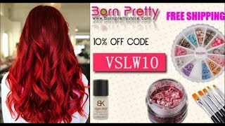 Capelli rossi senza tinte  Review Born Pretty Store [upl. by Ashford]