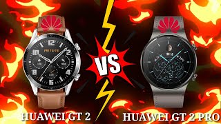 HUAWEI WATCH GT2 VS HUAWEI WATCH GT2 PRO DETAILS COMPARISON [upl. by Dachy]