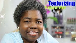 Silk Elements Texturizer on Natural Hair [upl. by Lerud]