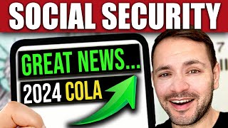 GREAT NEWS for Social Security COLA Forecast Just INCREASED for 2024… [upl. by Airdnassac]