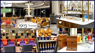 ✈️TRAVEL✈️ 1903 LOUNGE MANCHESTER AIRPORT T2 TOUR  QATAR AIRWAYS [upl. by Evot557]